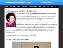 Tablet Screenshot of annalivingstonmemorial.com